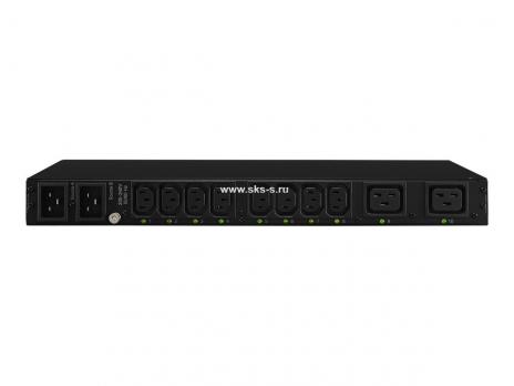 ATS CyberPower 1U type, 16Amp, plug IEC 320 C20, (8) IEC 320 C13 (2) IEC 320 C19