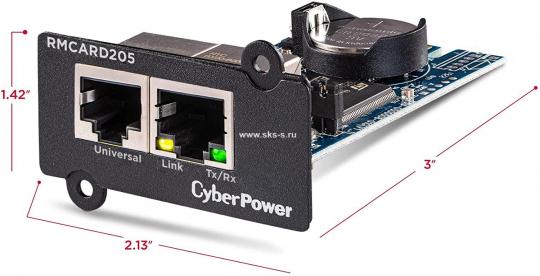 SNMP карта для однофазных ИБП PR, OLS и трехфазных OLS3S (p.n.1U0-0000050-00G)