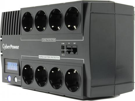 ИБП CyberPower Line-Interactive BR1000ELCD 1000VA/600W USB/RJ11/45 (4+4 EURO)