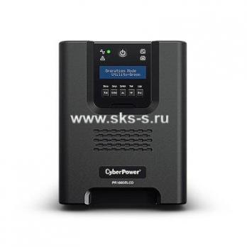 ИБП CyberPower Line-Interactive PR1000ELCD 1000VA/900W USB/RS-232/EPO/SNMPslot (8 IEC С13)