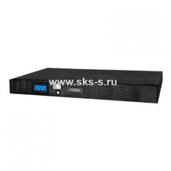ИБП CyberPower Line-Interactive PR1000ELCDRT1U 1000VA/670W USB/RS-232/EPO/SNMPslot (6 IEC С13)