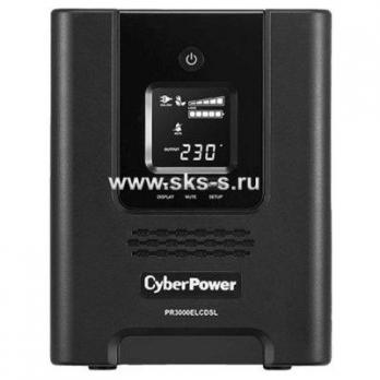 ИБП CyberPower Line-Interactive PR3000ELCDSL 3000VA/2700W С13x8 C19x1