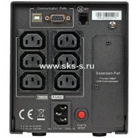 ИБП CyberPower Line-Interactive PR750ELCD 750VA/675W USB/RS-232/EPO/SNMPslot (6 IEC С13)