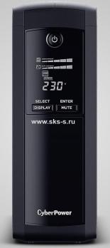 ИБП Line-Interactive CyberPower VP1200ELCD 1200VA/720W USB/RS-232/RJ11/45  (4 + 1 EURO)