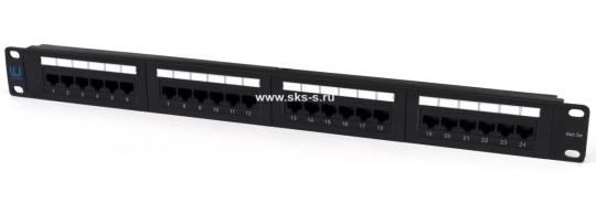 Панель коммутационная Кат.5e, 24 порта, 19", 1U