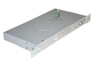 Кросс 19", предсобранный 1U, 12 портов FC/UPC, 9/125 мкм (планки, сплайс-кассета, пигтейлы, КДЗС, адаптеры)