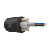 Оптический кабель Дроп-круглый 4 волокна 1 кН SM 9/125 G.657.A1 полиэтилен с центральной трубкой усилен стеклопрутками