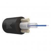 Оптический кабель Дроп-круглый 1 волокно 1 кН SM 9/125 G.657.A1 полиэтилен с центральной трубкой усилен стеклопрутками
