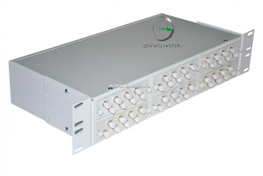 Кросс 19", предсобранный 2U, 48 портов FC/UPC, 62.5/125 мкм (планки, сплайс-кассета 2шт, пигтейлы, КДЗС, адаптеры)