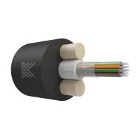Оптический кабель Дроп-круглый 16 волокон 3 кН SM 9/125 G.657.A1 полиэтилен с центральной трубкой усилен стеклопрутками