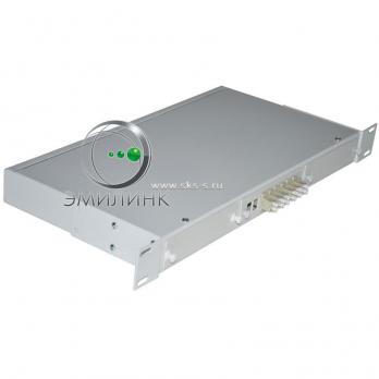Кросс 19", предсобранный 1U, 6 портов LC/UPC duplex, 50/125 мкм ОМ4 (планки, сплайс-кассета, пигтейлы, КДЗС, адаптеры)