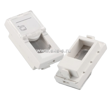 Рамка 45x22,5 мм, для 1 модуля Keystone