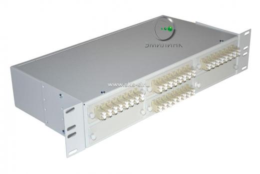 Кросс 19", предсобранный 2U, 32 порта LC/UPC duplex, 50/125 мкм (планки, сплайс-кассета 2шт, пигтейлы, КДЗС, адаптеры)