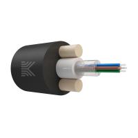 Оптический кабель Дроп-круглый 4 волокна 1.5 кН SM 9/125 G.657.A1 полиэтилен с центральной трубкой усилен стеклопрутками
