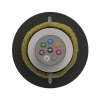 Оптический кабель Дроп-круглый 8 волокна 1 кН SM 9/125 G.657.A1 с центральной трубкой упрочняющей силовой элемент арамидные нити нг(А)-HF