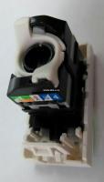 Розетка информационная UTP 1хRJ45 22,5х45 cat5e