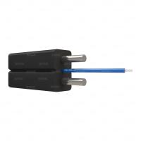 Кабель оптический FTTH, 1 волокно, G657A1, усилен проволокой (черный)