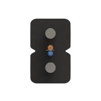 Кабель оптический FTTH, 2 волокна, G657A1, усилен проволокой (черный)