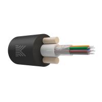 Оптический кабель Дроп-круглый 8 волокон 1 кН SM 9/125 G.657.A1 полиэтилен с центральной трубкой усилен стеклопрутками