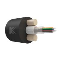 Оптический кабель Дроп-круглый 8 волокон 3 кН SM 9/125 G.657.A1 полиэтилен с центральной трубкой усилен стеклопрутками