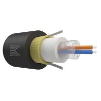 Оптический кабель Дроп-круглый 2 волокна 1 кН SM 9/125 G.657.A1 с центральной трубкой упрочняющей силовой элемент арамидные нити нг(А)-HF