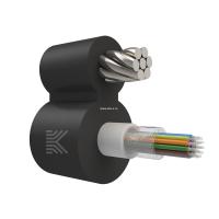 Оптический кабель 16 волокон 4 кН SM 9/125 G.657.A1 полиэтилен с центральной трубкой и выносным силовым элементом из стального троса