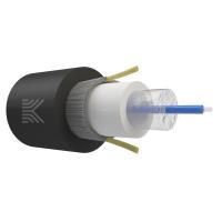 Оптический кабель Дроп-круглый 1 волокно 1 кН SM 9/125 G.657.A1 с центральной трубкой упрочняющей силовой элемент стеклонити нг(А)-HF