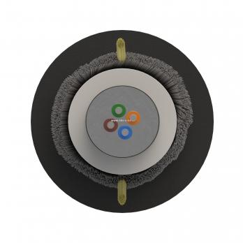 Оптический кабель Дроп-круглый 4 волокна 1 кН SM 9/125 G.657.A1 с центральной трубкой упрочняющей силовой элемент стеклонити полиэтилен
