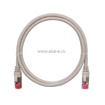 Шнур коммутационный S/FTP, Кат.6A, LS0H нг(А)-HFLTx, цвет серый, 5.0 м