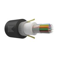 Оптический кабель Дроп-круглый 16 волокон 1 кН SM 9/125 G.657.A1 с центральной трубкой упрочняющей силовой элемент стеклонити полиэтилен