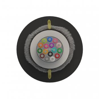 Оптический кабель Дроп-круглый 16 волокон 1 кН SM 9/125 G.657.A1 с центральной трубкой упрочняющей силовой элемент стеклонити нг(А)-HF
