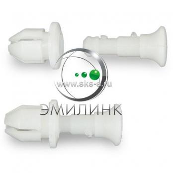 Клипса пластик для планок (папа+мама)