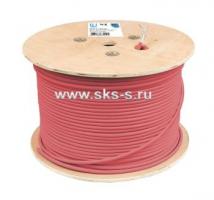 Кабель Суприм U/UTP, 4 пары, Кат.6 (Класс E), 250 МГц, AWG 23, внутренний нг(А)-LSLTx, розовый, катушка 305 м