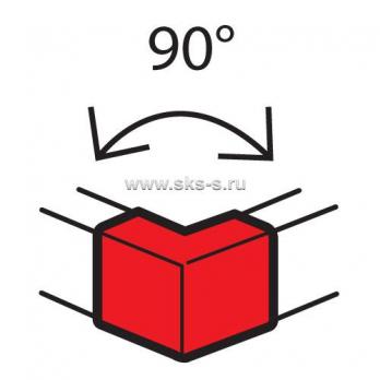 Внешний угол 100х50 фиксированный METRA