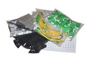 Кросс 19", предсобранный 1U, 32 порта LC/APC duplex, 9/125 мкм (сплошная панель, сплайс-кассета 2шт, пигтейлы, КДЗС, адаптеры)
