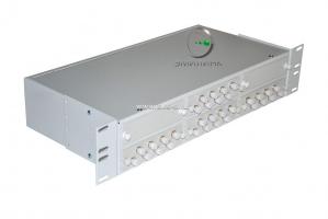 Кросс 19", предсобранный 2U, 32 порта FC/UPC, 9/125 мкм (планки, сплайс-кассета, пигтейлы, КДЗС, адаптеры)