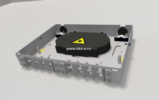 Оптический кросс (бокс) настенный, пенал, до 16 портов
