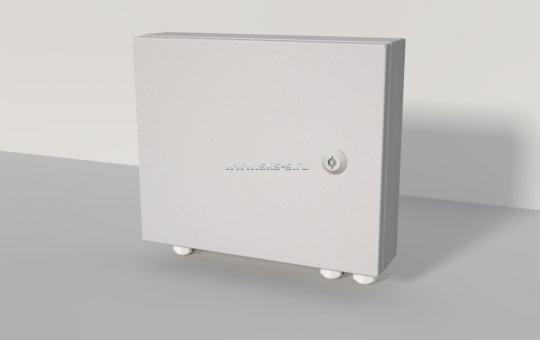Оптический кросс (бокс) IP 55 настенный, одна дверь, замок, до 24 портов