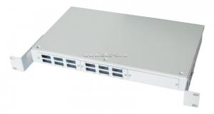 Кросс оптический 19" с комплектом вставок (Патч-панель 19"), цвет черный