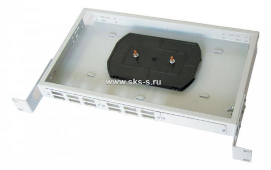 Кросс оптический 19" с комплектом вставок (Патч-панель 19"), цвет черный