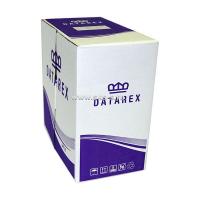 Кабель категории 5е, 4 пары U/UTP, 24AWG, PE, черный, внешний, коробка 305