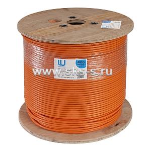 Кабель U/UTP, 4 пары, Кат.6, 250 МГц, AWG 23, внутр. LS0H нг(А)-HFLTx, кат. 500 м, цв. оранж.