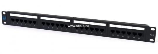 Панель коммутационная Кат.6, 24 порта, 19", 1U