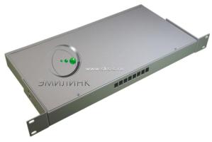 Кросс Распределительный Стоечный 1U до 8 портов SC/LC duplex (сплошная панель)