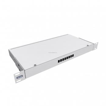 Кросс Распределительный Стоечный 1U до 8 портов SC/LC duplex (сплошная панель)