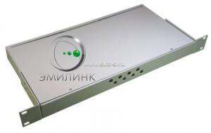 Кросс Распределительный Стоечный 1U до 8 портов FC/ST (сплошная панель)
