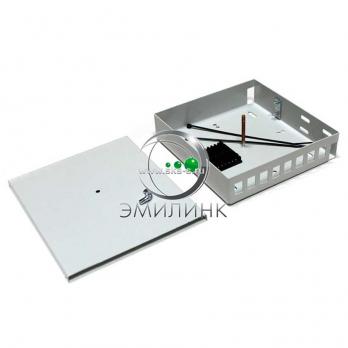 Кросс Распределительный Настенный Микро (с крышкой) до 8 портов SC/LC duplex (с ложементом+сплошная