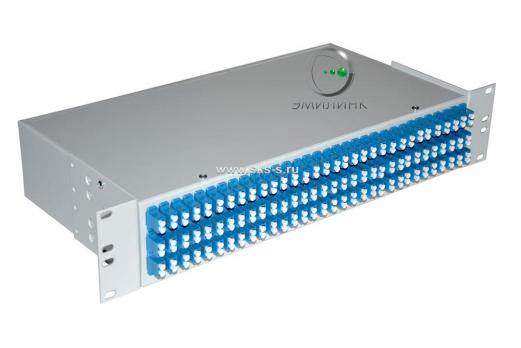 Кросс 19", предсобранный 2U, 96 портов LC/UPC duplex, 9/125 мкм (сплошная панель, сплайс-кассета 6шт, пигтейлы, КДЗС, адаптеры)