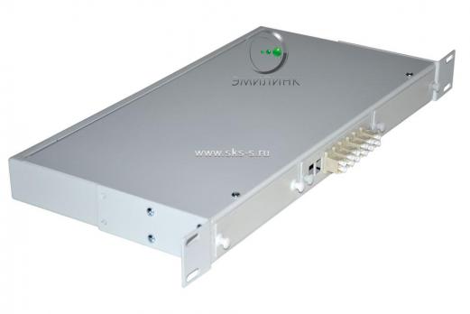 Кросс 19", предсобранный 1U, 6 портов LC/UPC duplex, 50/125 мкм (планки, сплайс-кассета, пигтейлы, КДЗС, адаптеры)