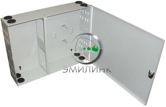 Кросс настенный, предсобранный, 20 портов FC/UPC, 50/125 мкм ОМ3 (планки, сплайс-кассета, пигтейлы, КДЗС, адаптеры)